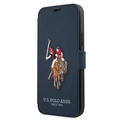 US Polo USFLBKP12LPUGFLNV iPhone 12 Pro Max 6,7" granatowy/navy book Polo Embroidery Collection_0