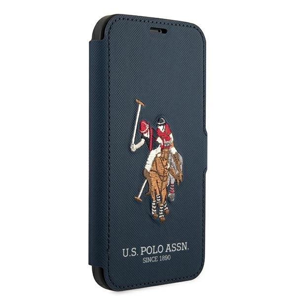 US Polo USFLBKP12LPUGFLNV iPhone 12 Pro Max 6,7" granatowy/navy book Polo Embroidery Collection_2