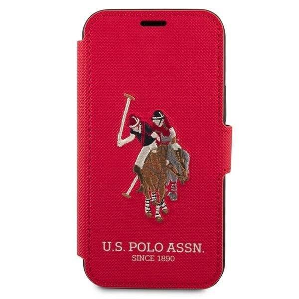US Polo USFLBKP12LPUGFLRE iPhone 12 Pro Max 6,7" czerwony/red book Polo Embroidery Collection_1