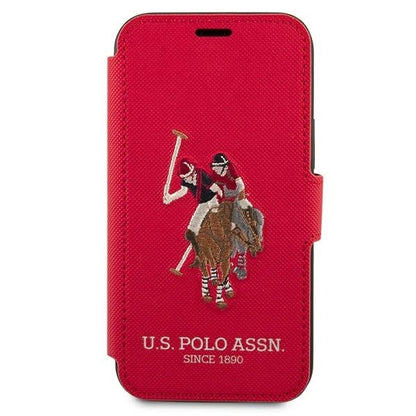 US Polo USFLBKP12LPUGFLRE iPhone 12 Pro Max 6,7" czerwony/red book Polo Embroidery Collection_1