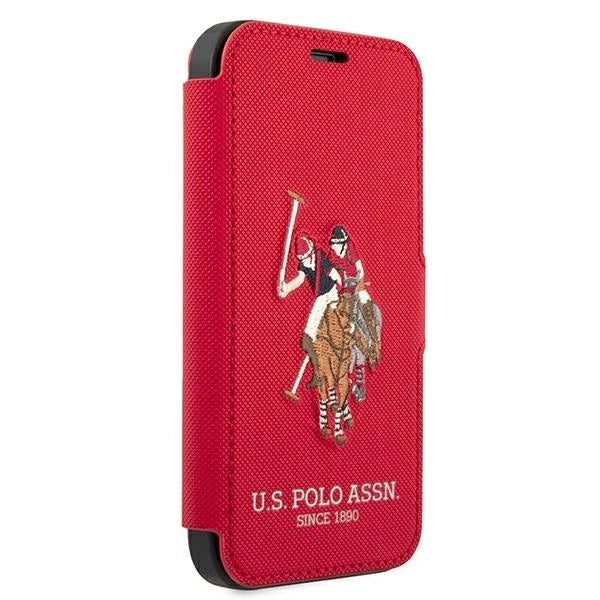 US Polo USFLBKP12LPUGFLRE iPhone 12 Pro Max 6,7" czerwony/red book Polo Embroidery Collection_2