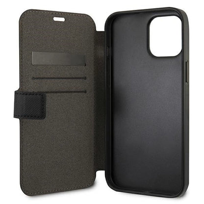 US Polo USFLBKP12SPUGFLBK iPhone 12 mini 5,4" czarny/black book Polo Embroidery Collection_3