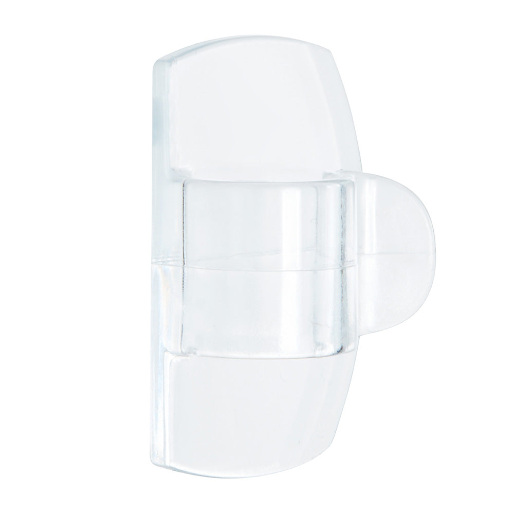 Clips de cabo redondos, transparentes, 19 x 32 x 13 mm, 4 uds + 5 tiras, 17017clr_0