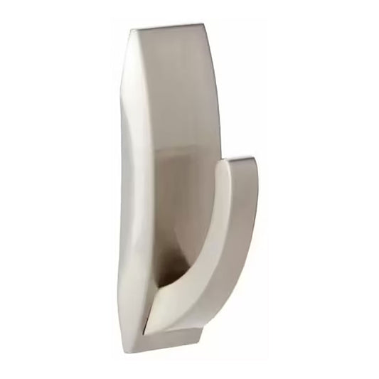Gancho mÃ©dio, nÃ­quel polido, 29 x 79 x 29 mm, 1 peÃ§a + 2 tiras, carga max 1,3 kg._0