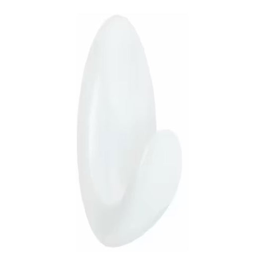 Gancho de casa de banho, mÃ©dio, branco, 35 x 86 x 29, 2 peÃ§as + 3 tiras, mÃ¡x._0