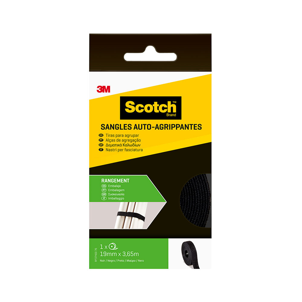 Faixa de embalagem personalizada, 19 mm x 3,65 m, preto_0