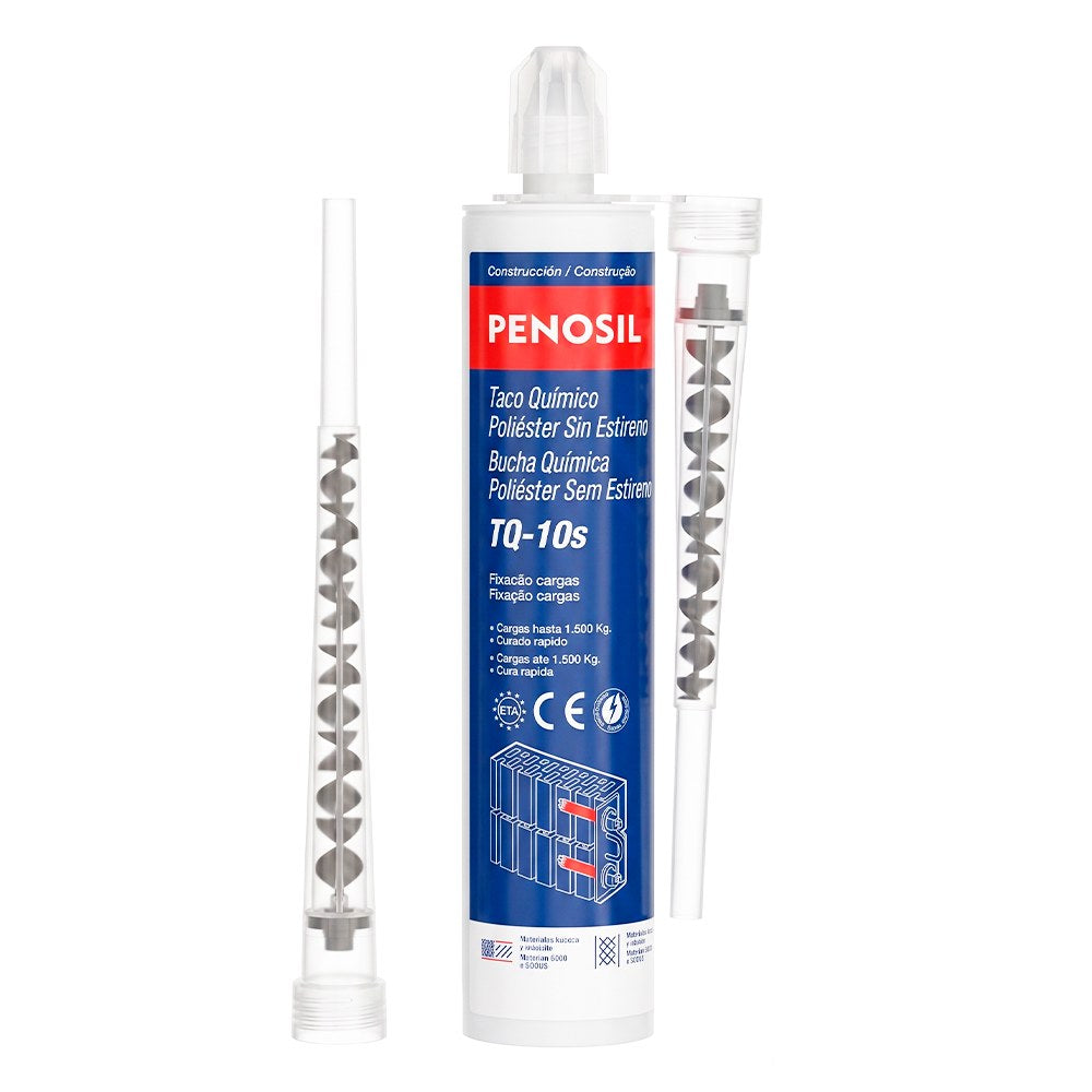 Ãncora quÃ­mica de poliÃ©ster sem estireno tq-10 s cinza, 300 ml_0