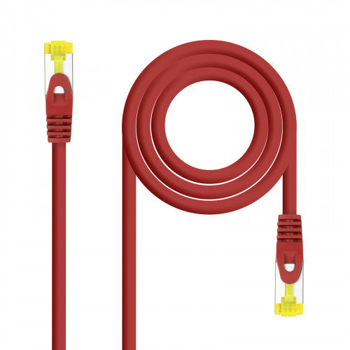 Nanocable Cable de red latiguillo RJ45 LSZH Cat.6A SFTP AWG26, Rojo, 2.0 m_0