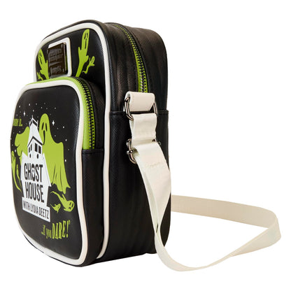 Mala Tiracolo Crossbody Beetlejuice Ghost House Glow In The Dark Loungefly