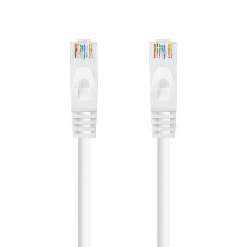 Nanocable Cable de red latiguillo RJ45 LSZH Cat.6A UTP AWG24, Blanco, 3.0m_1