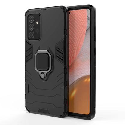 Ring Armor Case Kickstand Tough Rugged Cover for Samsung Galaxy A72 4G black_8