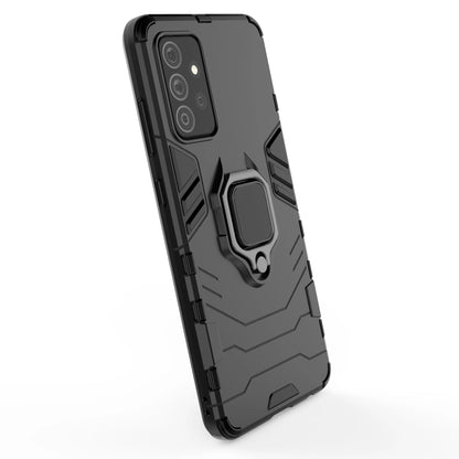 Ring Armor Case Kickstand Tough Rugged Cover for Samsung Galaxy A72 4G blue_6