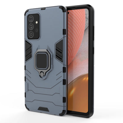 Ring Armor Case Kickstand Tough Rugged Cover for Samsung Galaxy A72 4G blue_1