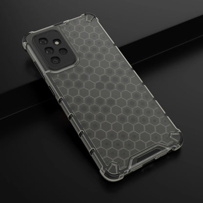 Honeycomb Case armor cover with TPU Bumper for Samsung Galaxy A72 4G black_13