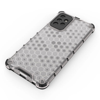 Honeycomb Case armor cover with TPU Bumper for Samsung Galaxy A72 4G blue_3