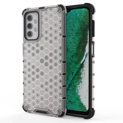 Honeycomb Case armor cover with TPU Bumper for Samsung Galaxy A32 5G transparent_0