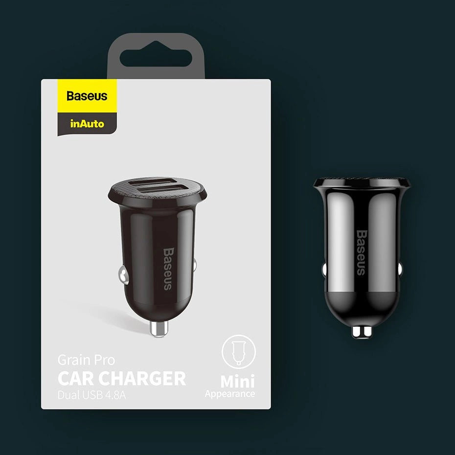 Baseus Grain Pro car charger 2x USB 4.8 A white (CCALLP-02)_22