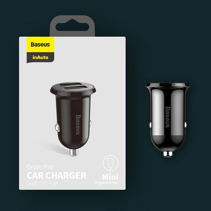 Baseus Grain Pro car charger 2x USB 4.8 A white (CCALLP-02)_22