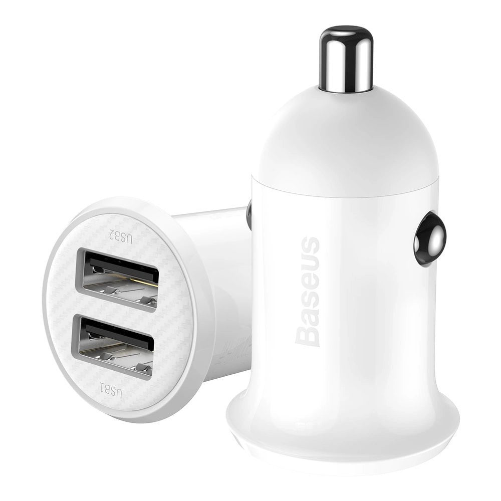 Baseus Grain Pro car charger 2x USB 4.8 A white (CCALLP-02)_6