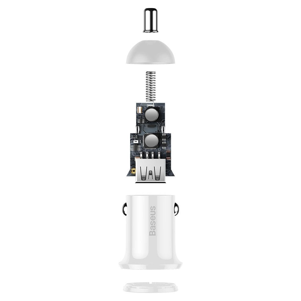 Baseus Grain Pro car charger 2x USB 4.8 A white (CCALLP-02)_12