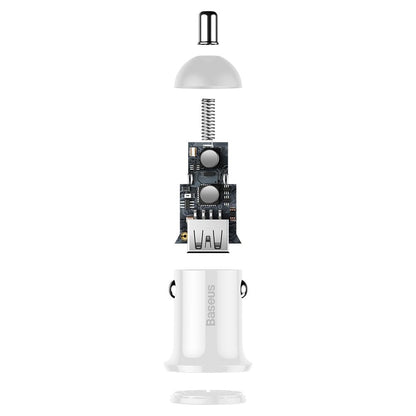 Baseus Grain Pro car charger 2x USB 4.8 A white (CCALLP-02)_12