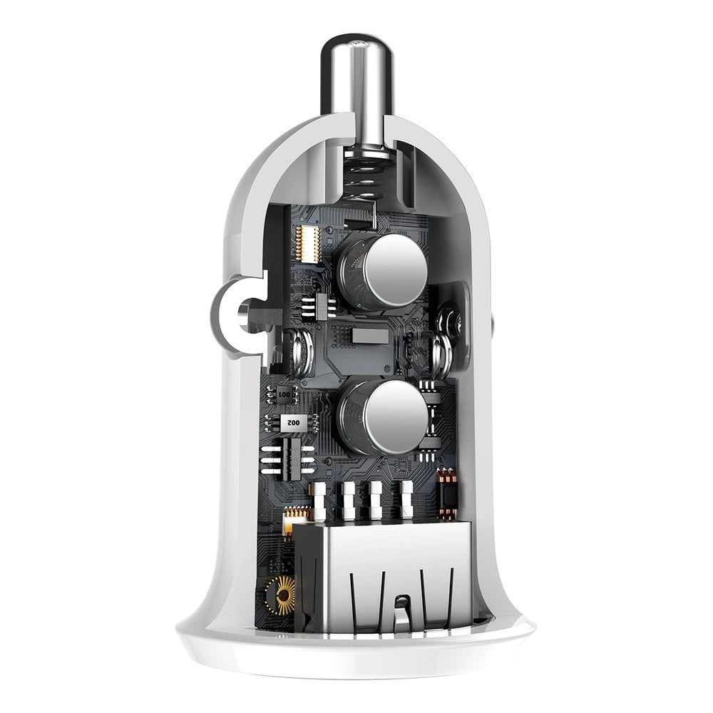 Baseus Grain Pro car charger 2x USB 4.8 A white (CCALLP-02)_13