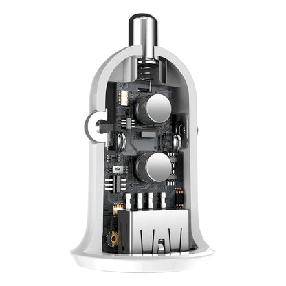 Baseus Grain Pro car charger 2x USB 4.8 A white (CCALLP-02)_13