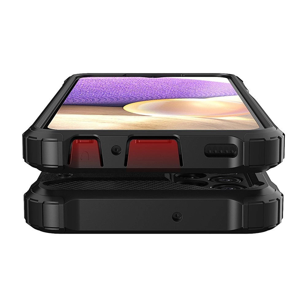 Hybrid Armor Case Tough Rugged Cover for Samsung Galaxy A32 5G golden_9