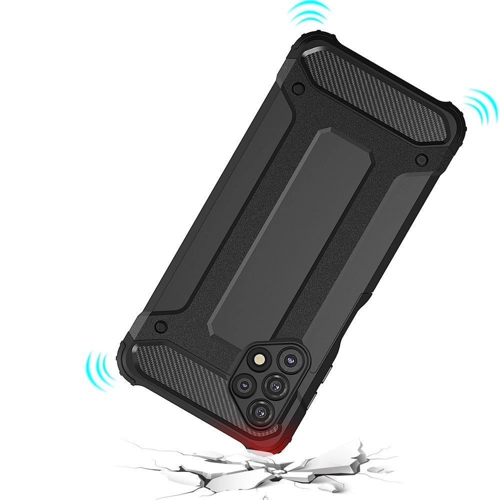 Hybrid Armor Case Tough Rugged Cover for Samsung Galaxy A32 5G golden_8