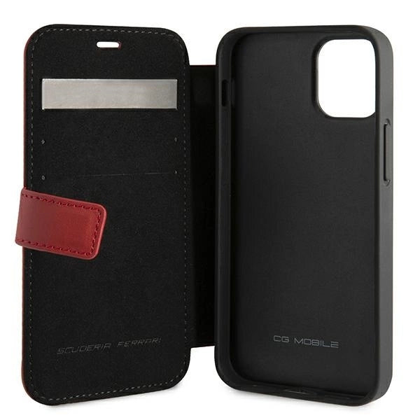 Ferrari FEOGOFLBKP12SRE iPhone 12 mini 5.4&quot; red/red book Off Track Perforated_3
