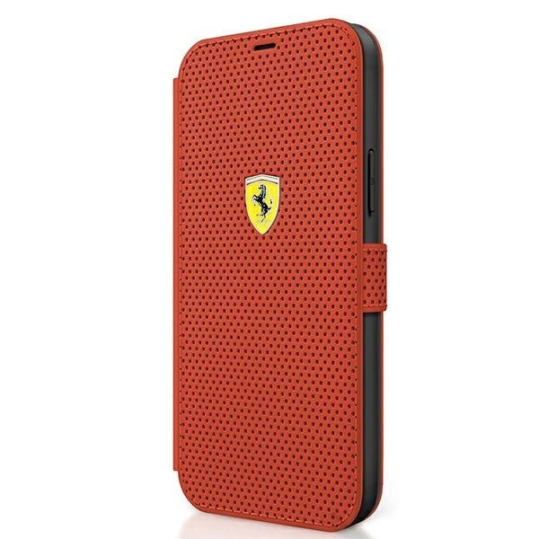 Ferrari FESPEFLBKP12SRE iPhone 12 mini 5.4" red/red book On Track Perforated_1
