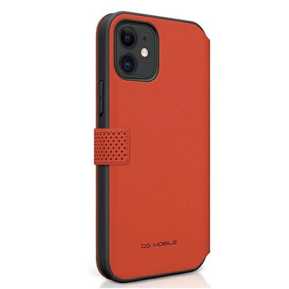 Ferrari FESPEFLBKP12SRE iPhone 12 mini 5.4" red/red book On Track Perforated_2