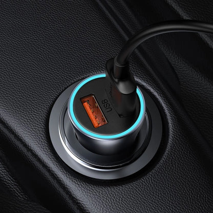 Baseus Golden Contactor Pro fast car charger 2x USB 40 W Quick Charge SCP FCP AFC + USB cable - USB Type C gray (TZCCJD-A0G)_21