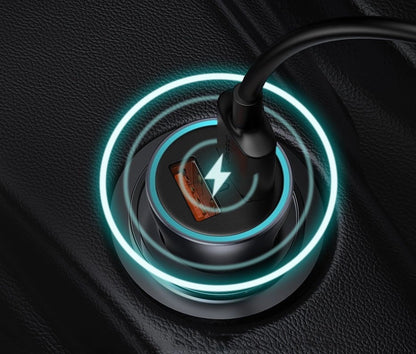 Baseus Golden Contactor Pro fast car charger 2x USB 40 W Quick Charge SCP FCP AFC + USB cable - USB Type C gray (TZCCJD-A0G)_27