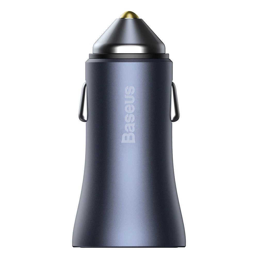 Baseus Golden Contactor Pro fast car charger 2x USB 40 W Quick Charge SCP FCP AFC + USB cable - USB Type C gray (TZCCJD-A0G)_10