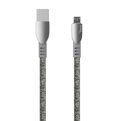 Dudao USB braided cable - micro USB 5 A 1 m gray (L3PROM gray)_1