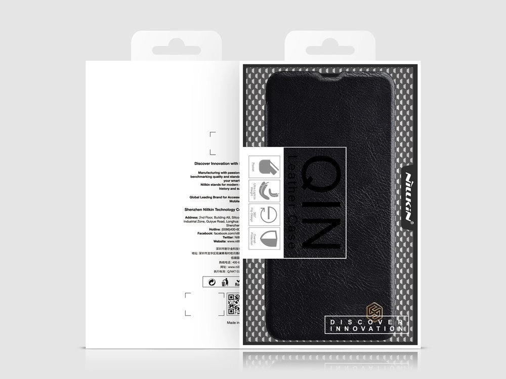 Nillkin Qin leather holster case for Samsung Galaxy A42 5G black_4