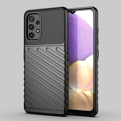 Thunder Case Flexible Tough Rugged Cover TPU Case for Samsung Galaxy A72 4G black_12