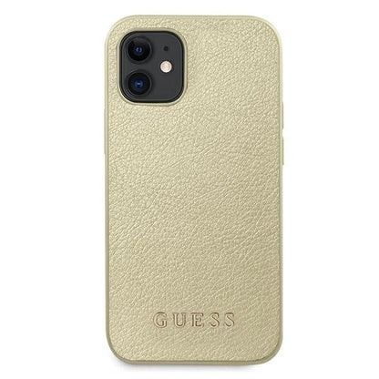Guess GUHCP12SIGLGO iPhone 12 mini 5.4" gold/gold hardcase Iridescent_2