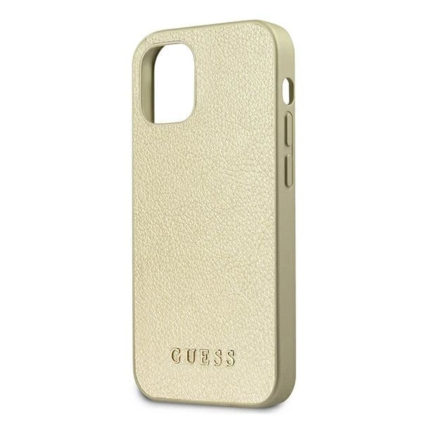 Guess GUHCP12SIGLGO iPhone 12 mini 5.4" gold/gold hardcase Iridescent_6