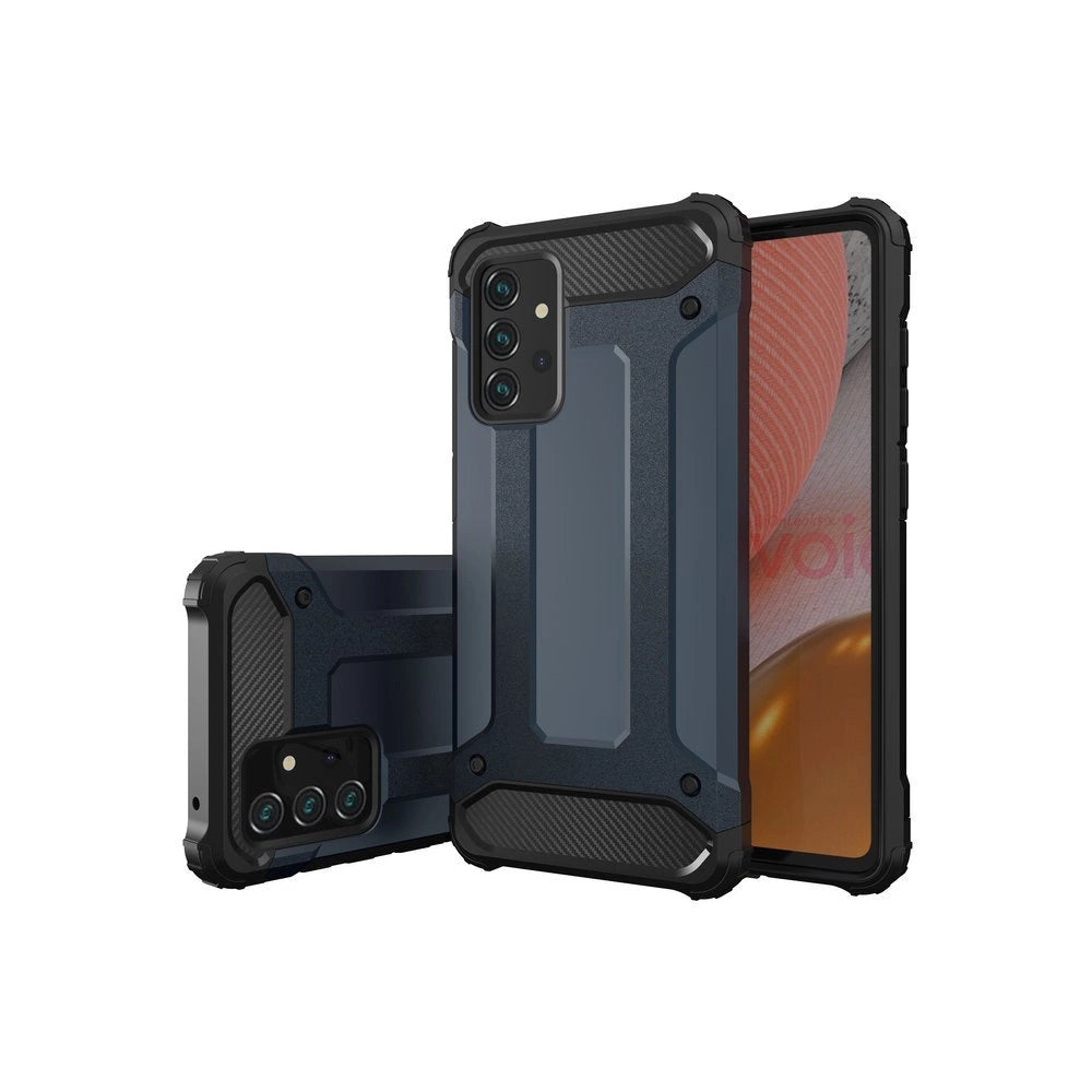 Hybrid Armor Case Tough Rugged Cover for Samsung Galaxy A72 4G silver_1