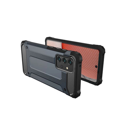 Hybrid Armor Case Tough Rugged Cover for Samsung Galaxy A72 4G silver_2