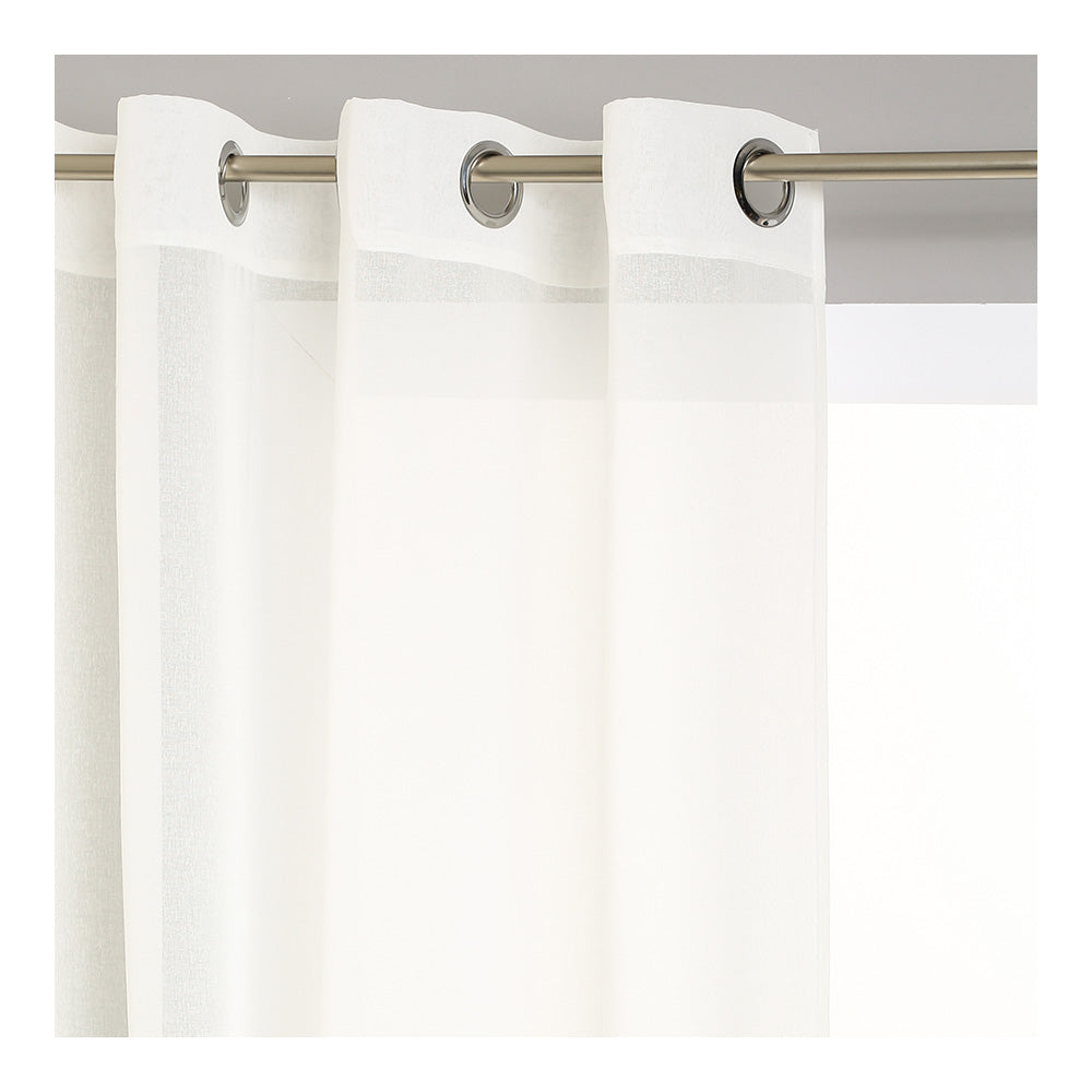 Cortina translucida cor branco 140x240cm_0