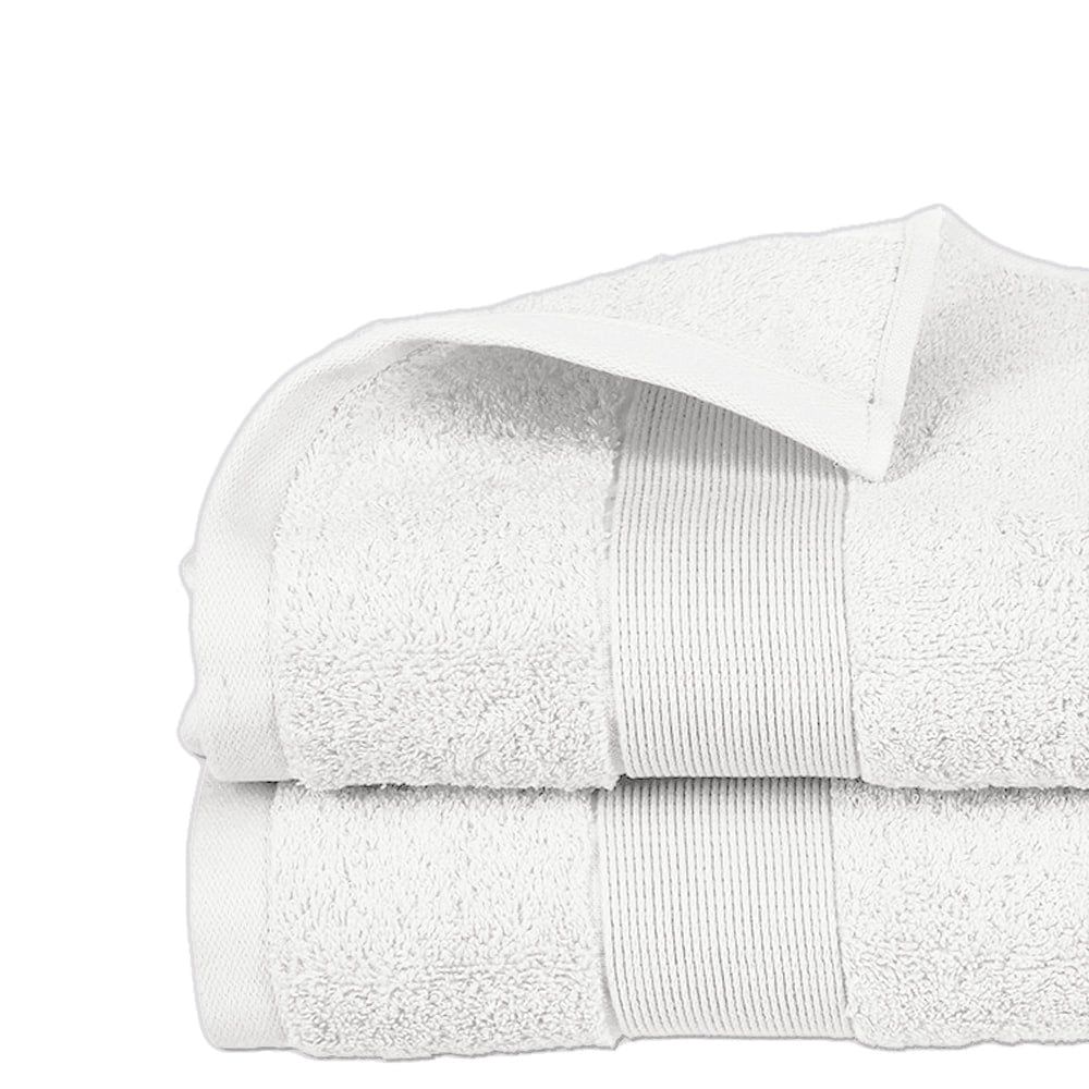Toalha de turco 450g cor branco 70x130cm_0