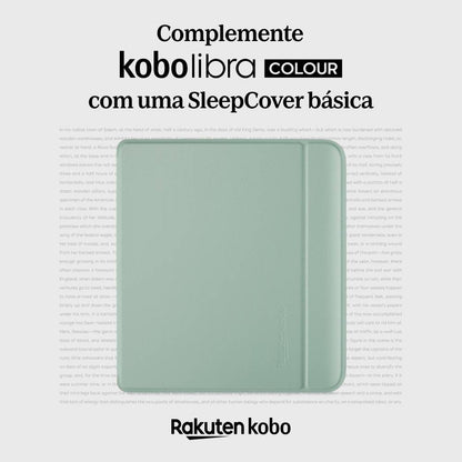 Capa eReader Kobo SleepCover Basic p/ Libra Garden Green