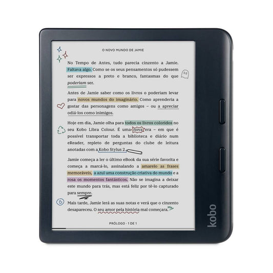 eReader Kobo Libra Colour 7" 32GB Wi-Fi Preto_0