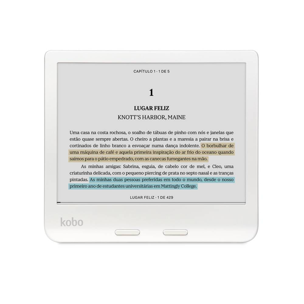 eReader Kobo Libra Colour 7" 32GB Wi-Fi Branco