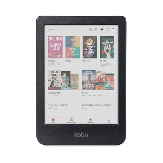 eReader Kobo Clara 6" Colour 16GB Wi-Fi Preto