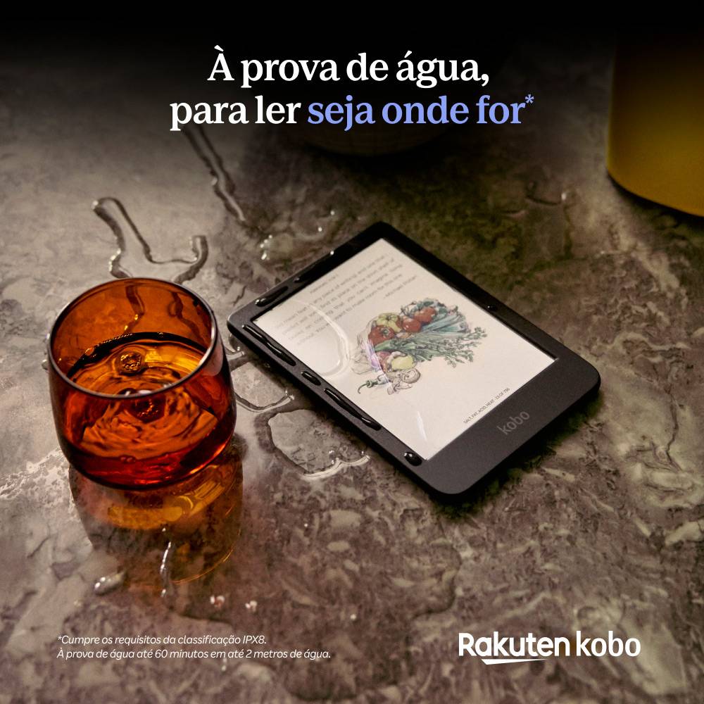 eReader Kobo Clara 6" Colour 16GB Wi-Fi Preto