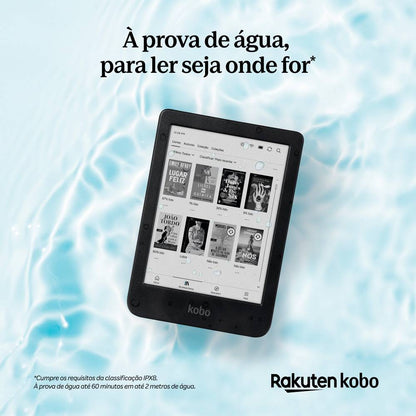 eReader Kobo Clara BW 6" 16GB Wi-Fi Preto